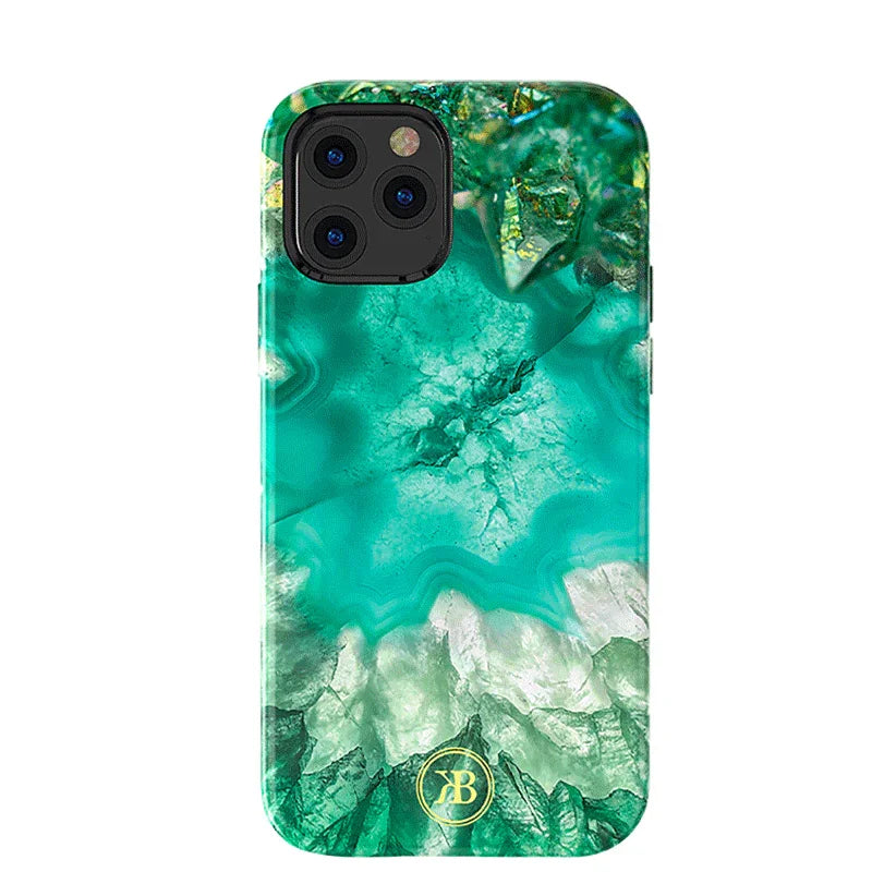 iPhone 12 Pro Max Kingxbar Jade Splash Case - Green - Tashqila iPhone 12 Pro Max Kingxbar Jade Splash Case - Green - Tashqila